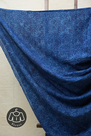 Indigo HBP Cotton Saree - SRICS2582