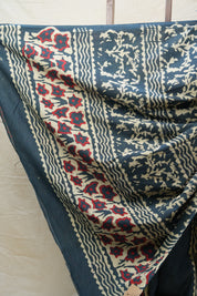 Dark Green HBP Cotton Saree - SRDGCS2584