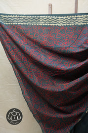 Dark Green HBP Cotton Saree - SRDGCS2584