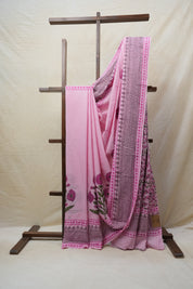 Pink HBP Cotton Saree - SRPCS2581