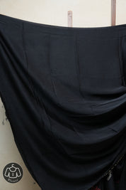 Black HBP Modal Silk Saree - SRBMSS346