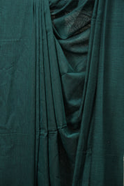 Green Bengal Cotton Saree - SRGBCS190