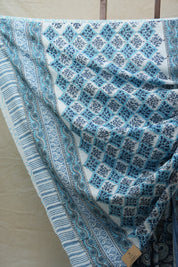 Blue HBP Cotton Saree - SRBCS2604