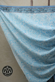 Blue HBP Cotton Saree - SRBCS2604