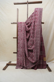 Magenta HBP Cotton Saree - SRMCS2605