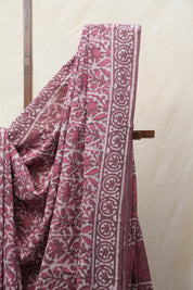 Magenta HBP Cotton Saree - SRMCS2605