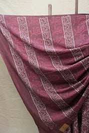 Magenta HBP Cotton Saree - SRMCS2605
