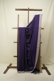 Purple Bengal Cotton Saree - SRPBCS200