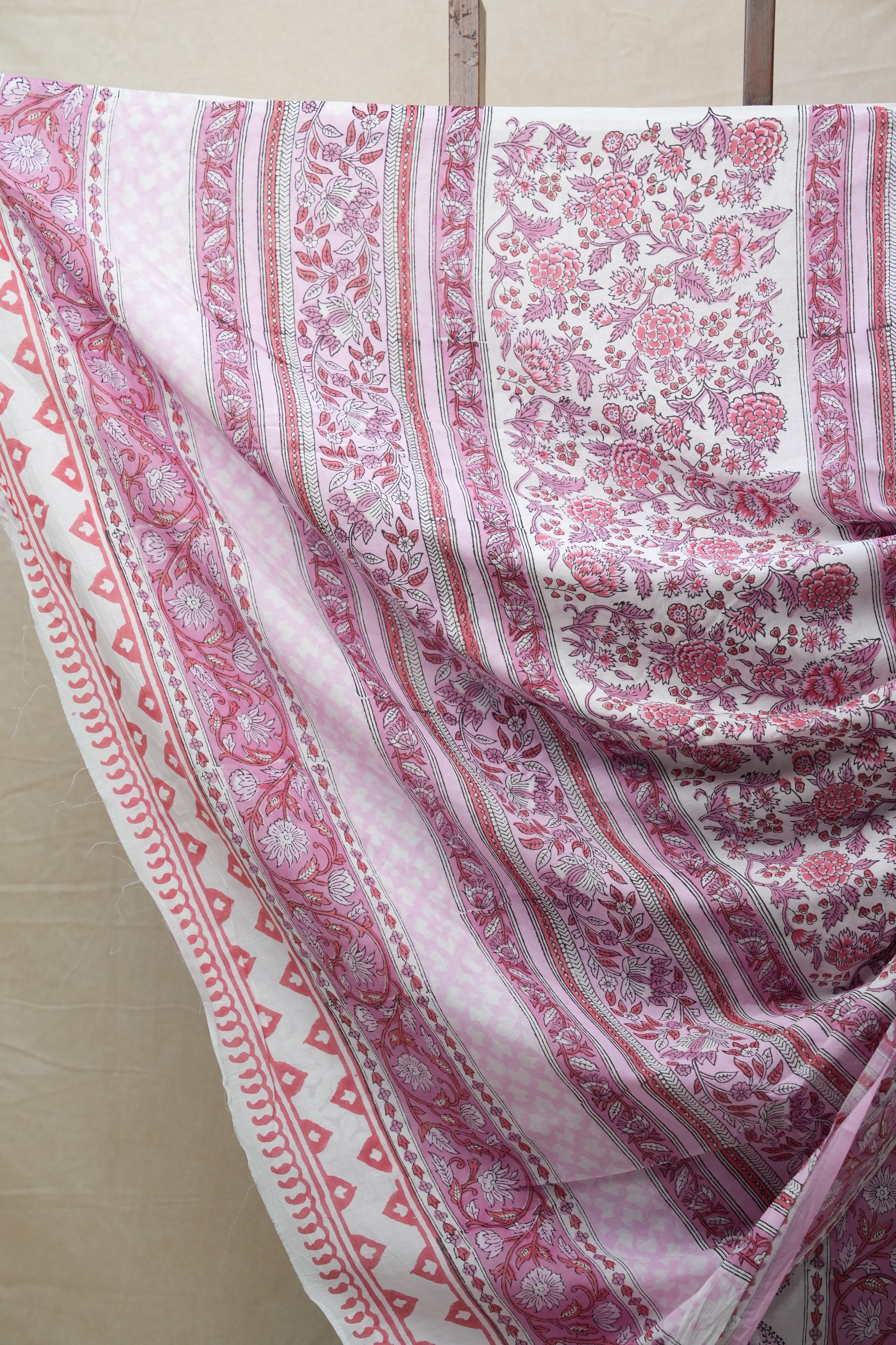 White HBP Cotton Saree - SRWCS2573