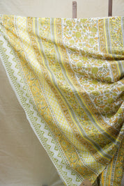 White HBP Cotton Saree - SRWCS2570