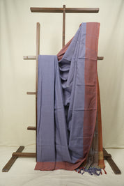 Lavender Cotton Ilkal Saree - SRLCIS1076