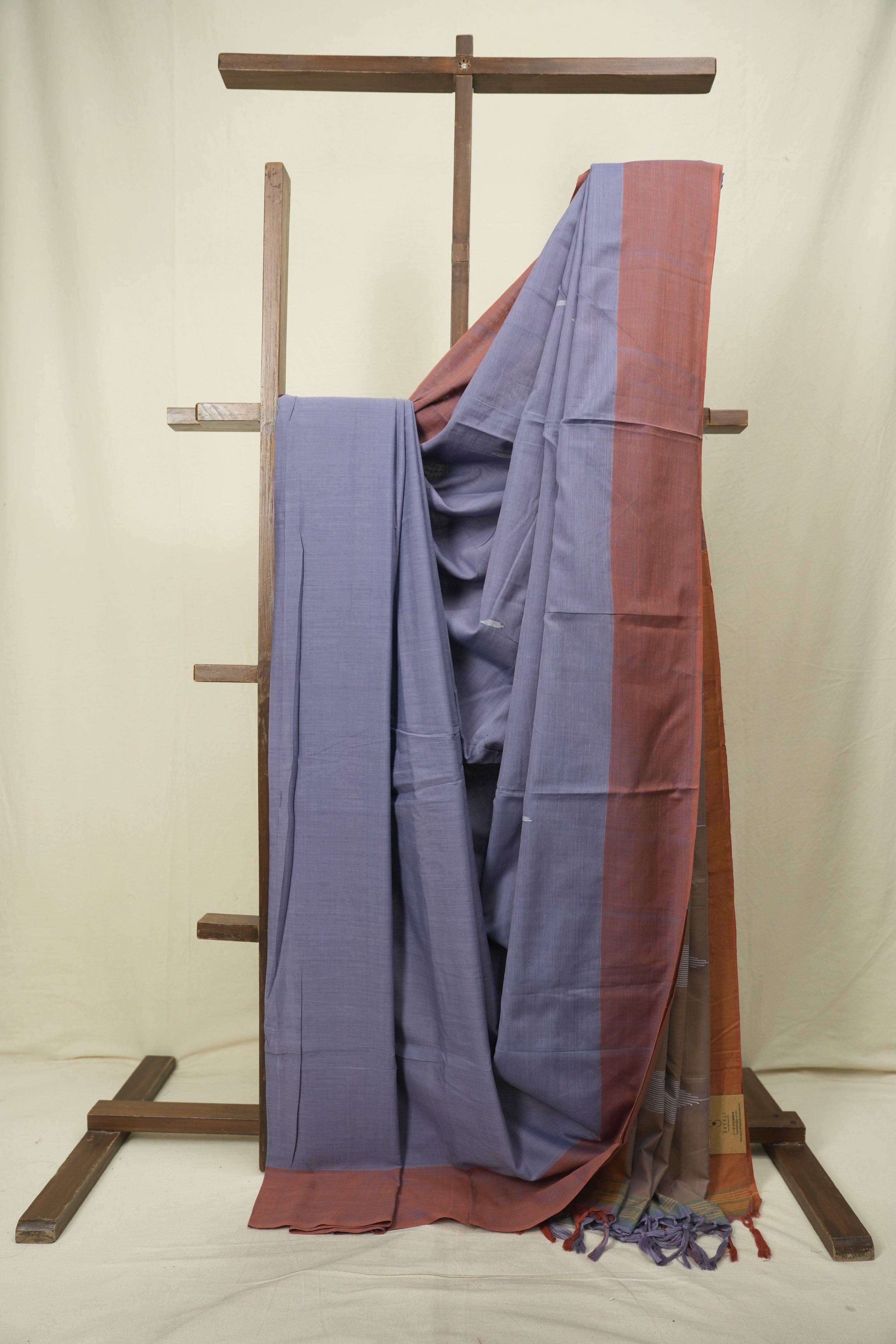 Lavender Cotton Ilkal Saree - SRLCIS1076