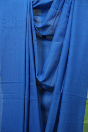 Blue Bengal Cotton Saree - SRBBCS199