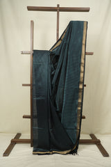 Teal Green Maheshwari Saree - SRTGMS1341