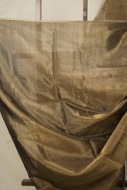 Black Gold Maheshwari Tissue Saree - SRBGMTS702