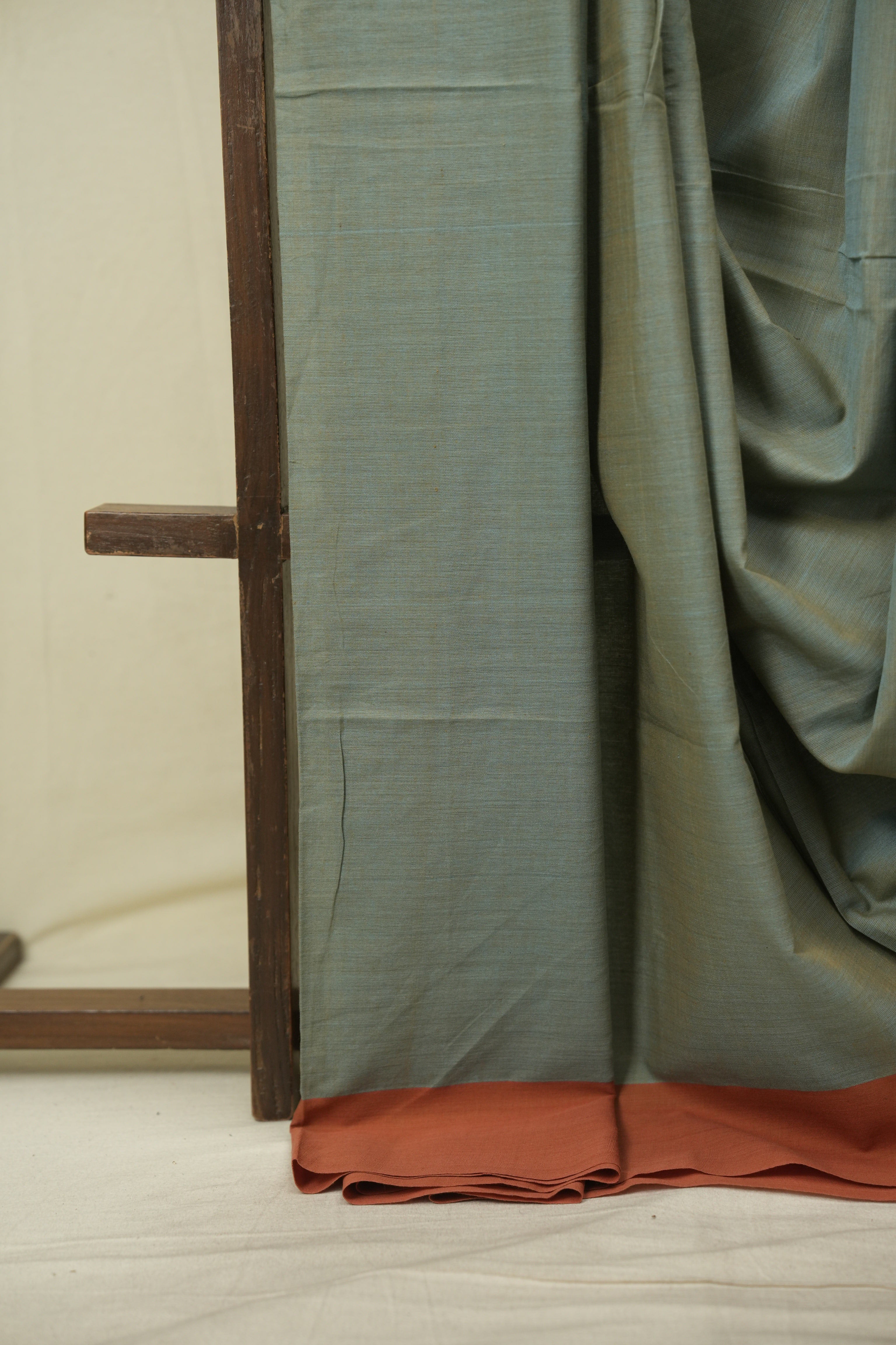 Teal Cotton Ilkal Saree - SRTCIS1075
