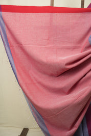 Powder Blue Bengal Cotton Saree - SRPBBCS198