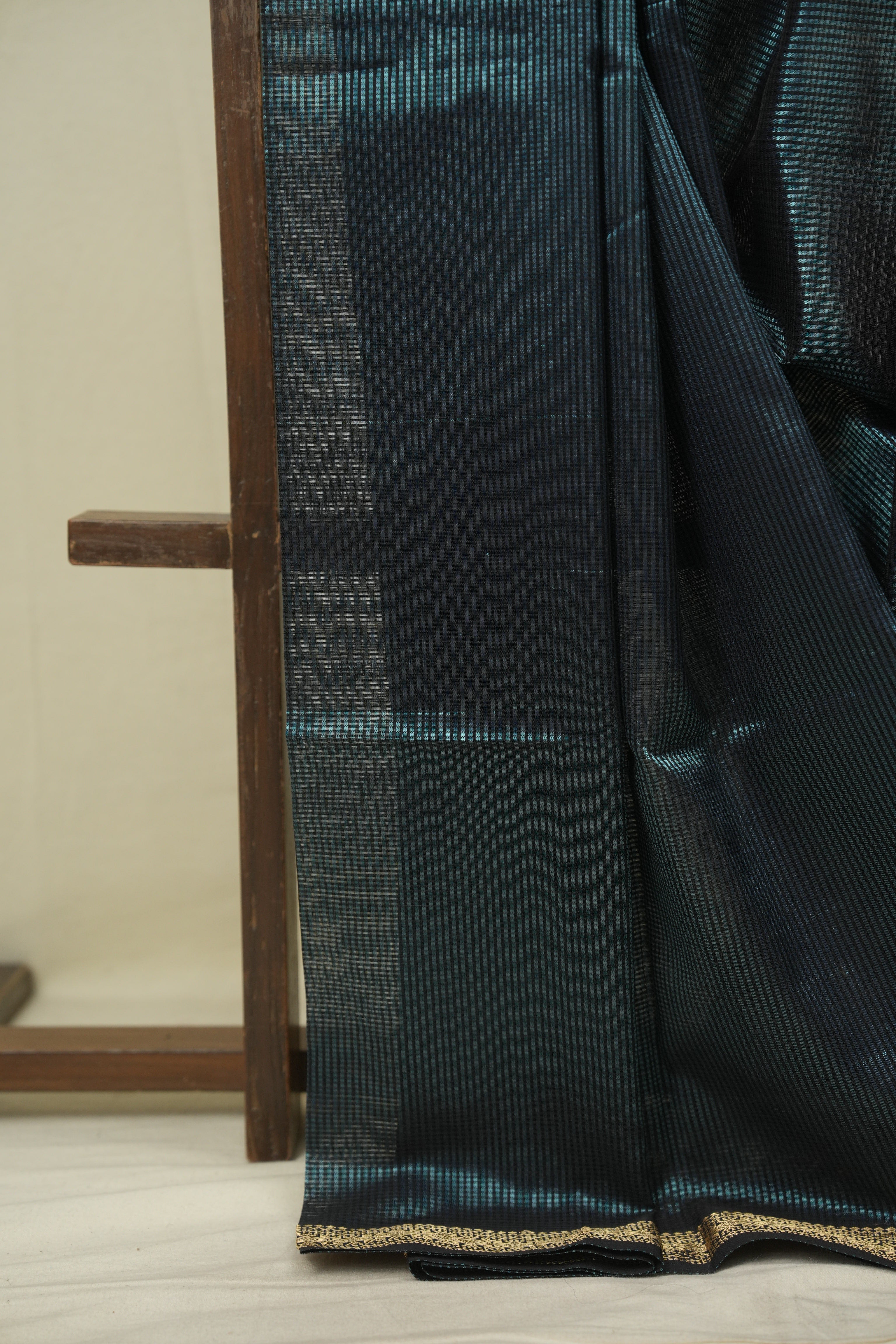 Teal Green Maheshwari Saree - SRTGMS1341