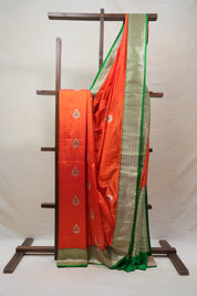 Red Banarasi Silk Saree - SRRBSS672