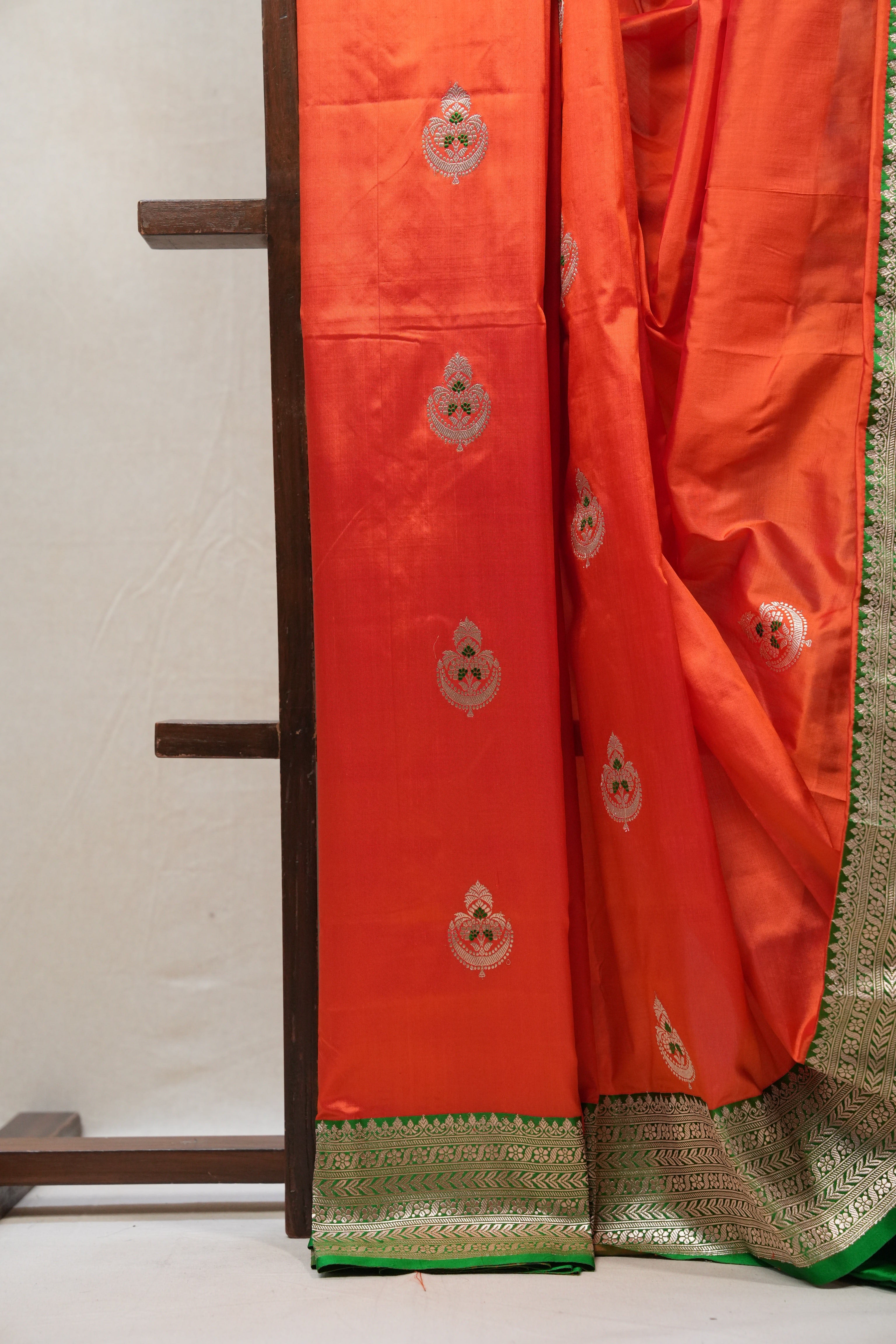 Red Banarasi Silk Saree - SRRBSS672