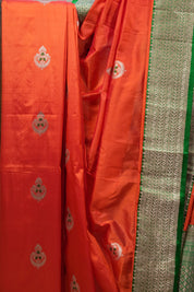 Red Banarasi Silk Saree - SRRBSS672