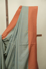 Teal Cotton Ilkal Saree - SRTCIS1075