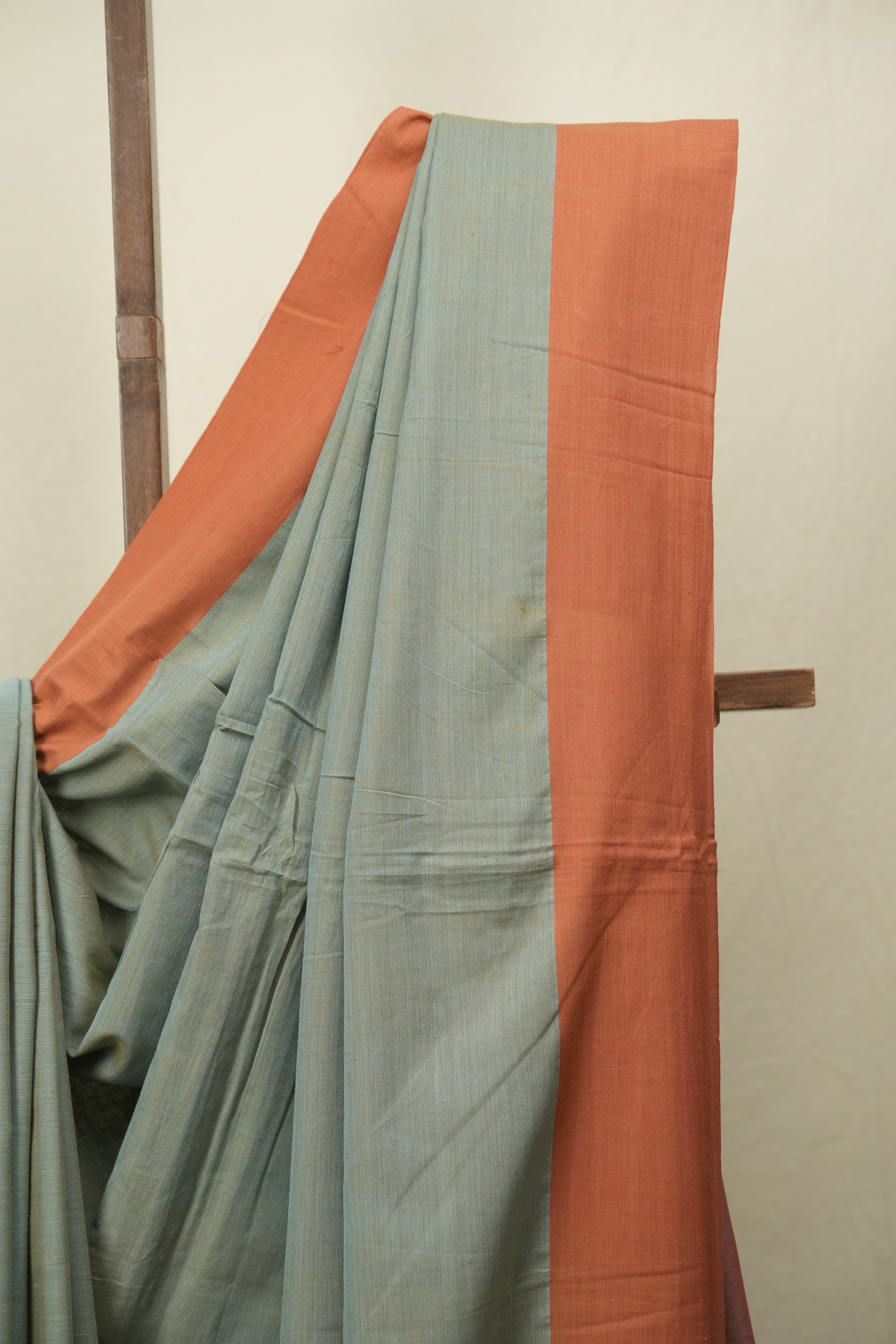Teal Cotton Ilkal Saree - SRTCIS1075