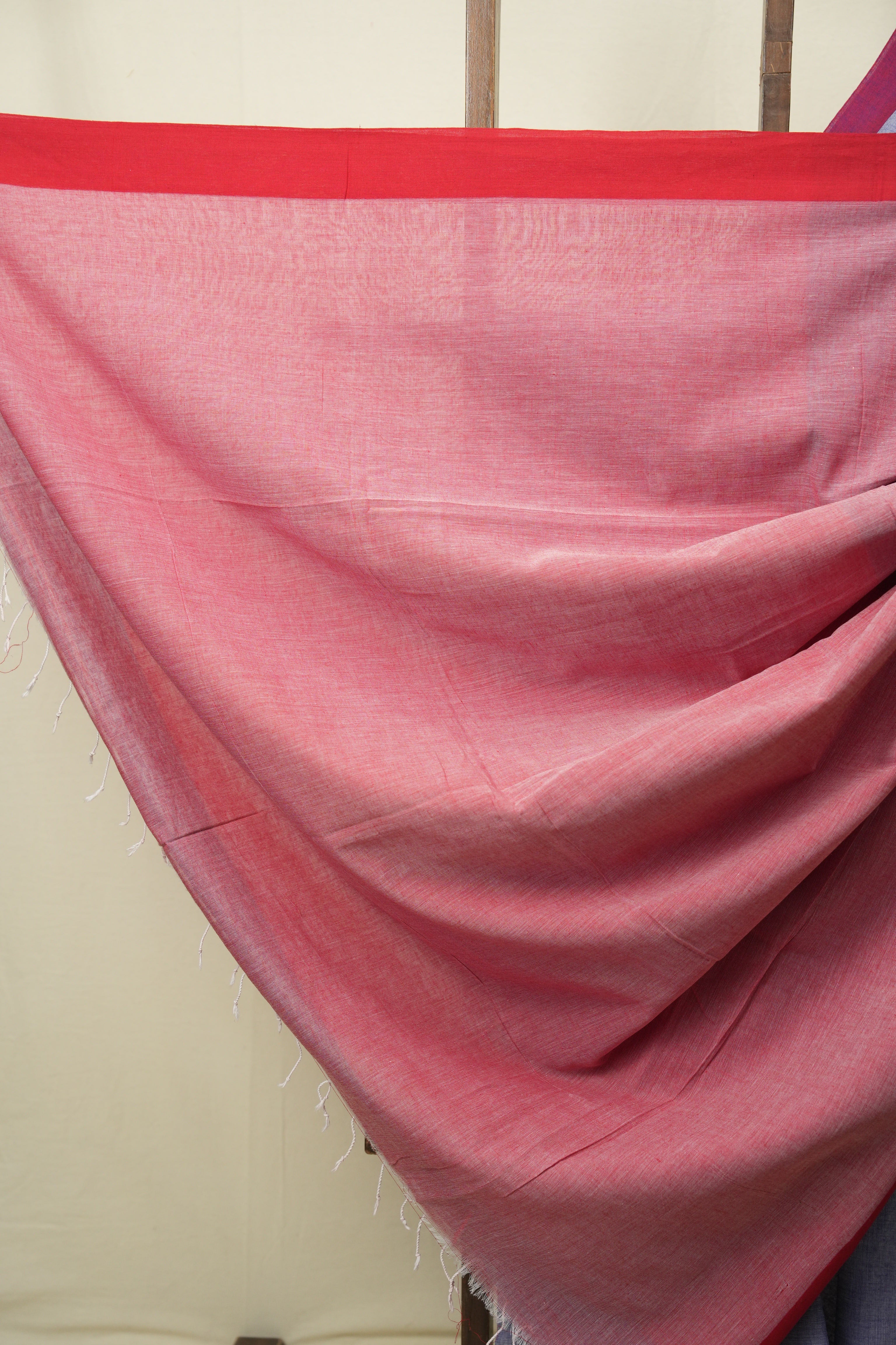 Powder Blue Bengal Cotton Saree - SRPBBCS198
