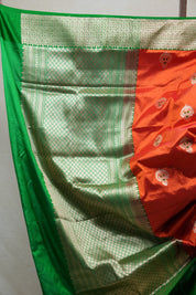 Red Banarasi Silk Saree - SRRBSS672