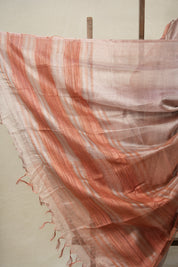 Silver Maroon Tissue Tussar Silk Saree - SRSMTTSS559