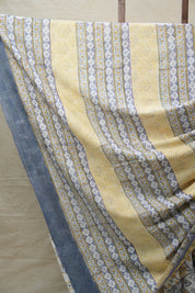 White HBP Cotton Saree - SRWCS2714