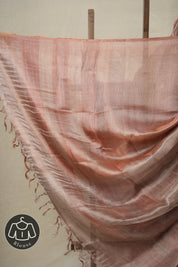 Silver Maroon Tissue Tussar Silk Saree - SRSMTTSS559