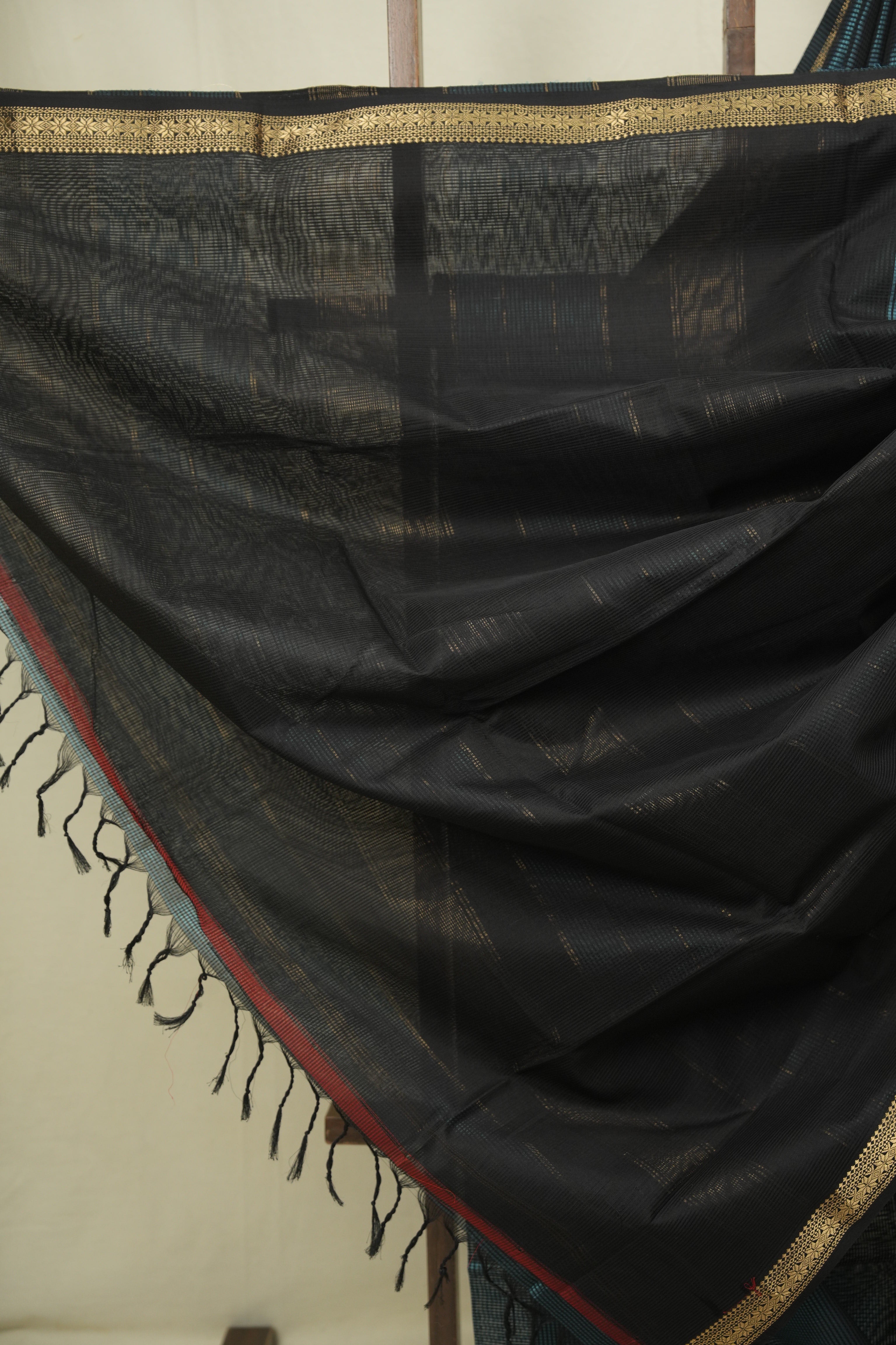 Teal Green Maheshwari Saree - SRTGMS1341