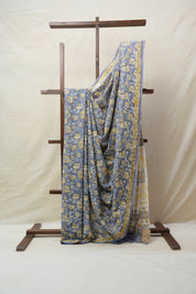 Grey HBP Cotton Saree - SRGCS2718