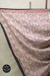 Black HBP Cotton Saree - SRBCS2621