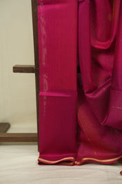 Pink-Purple Maheshwari Saree - SRPPMS1309