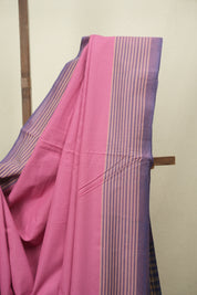 Pink Cotton Ilkal Saree - SRPCIS1056
