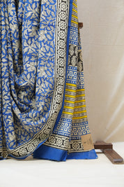 Blue HBP Cotton Saree - SRBCS2659