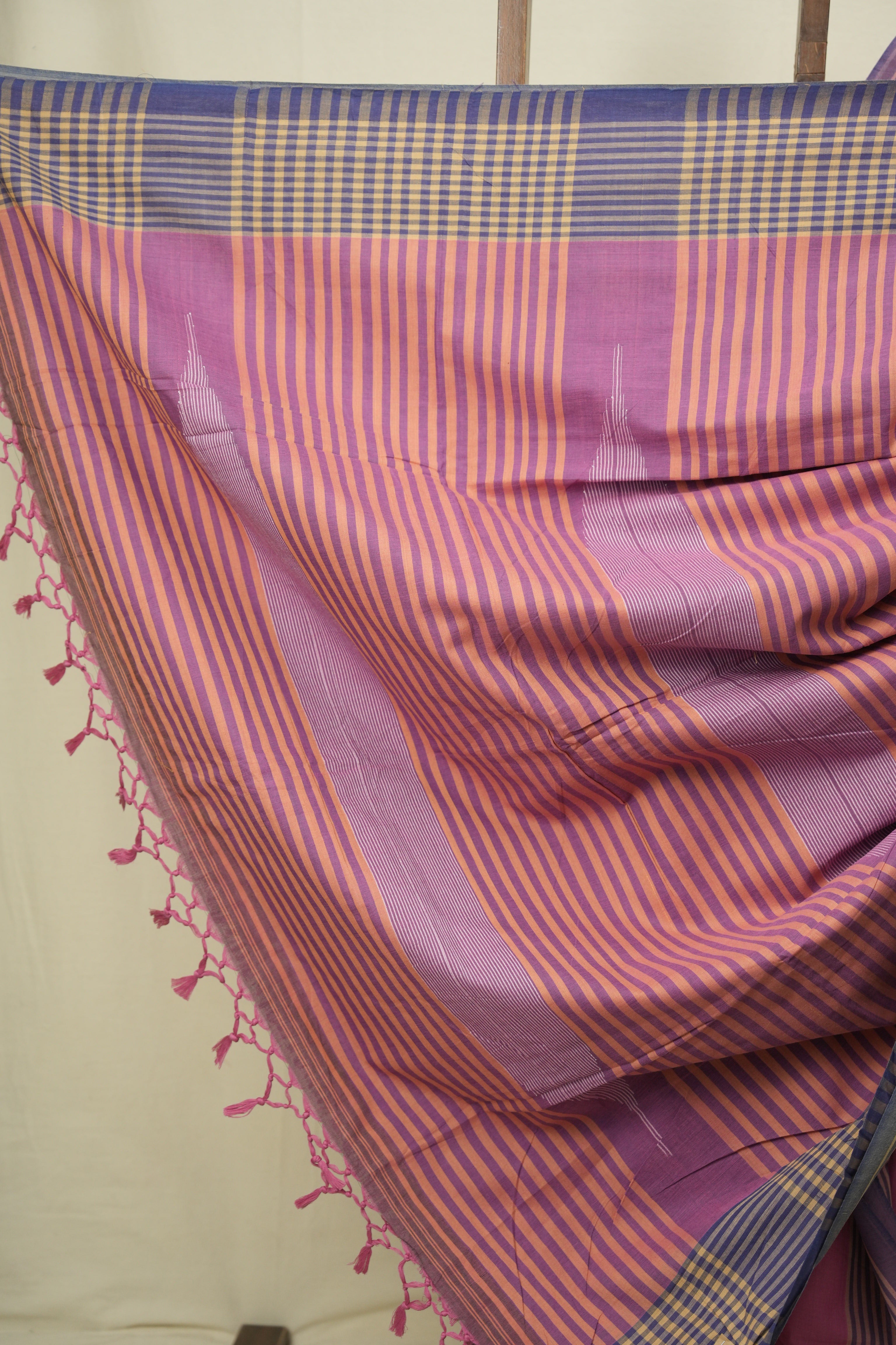 Pink Cotton Ilkal Saree - SRPCIS1056