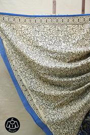 Blue HBP Cotton Saree - SRBCS2659