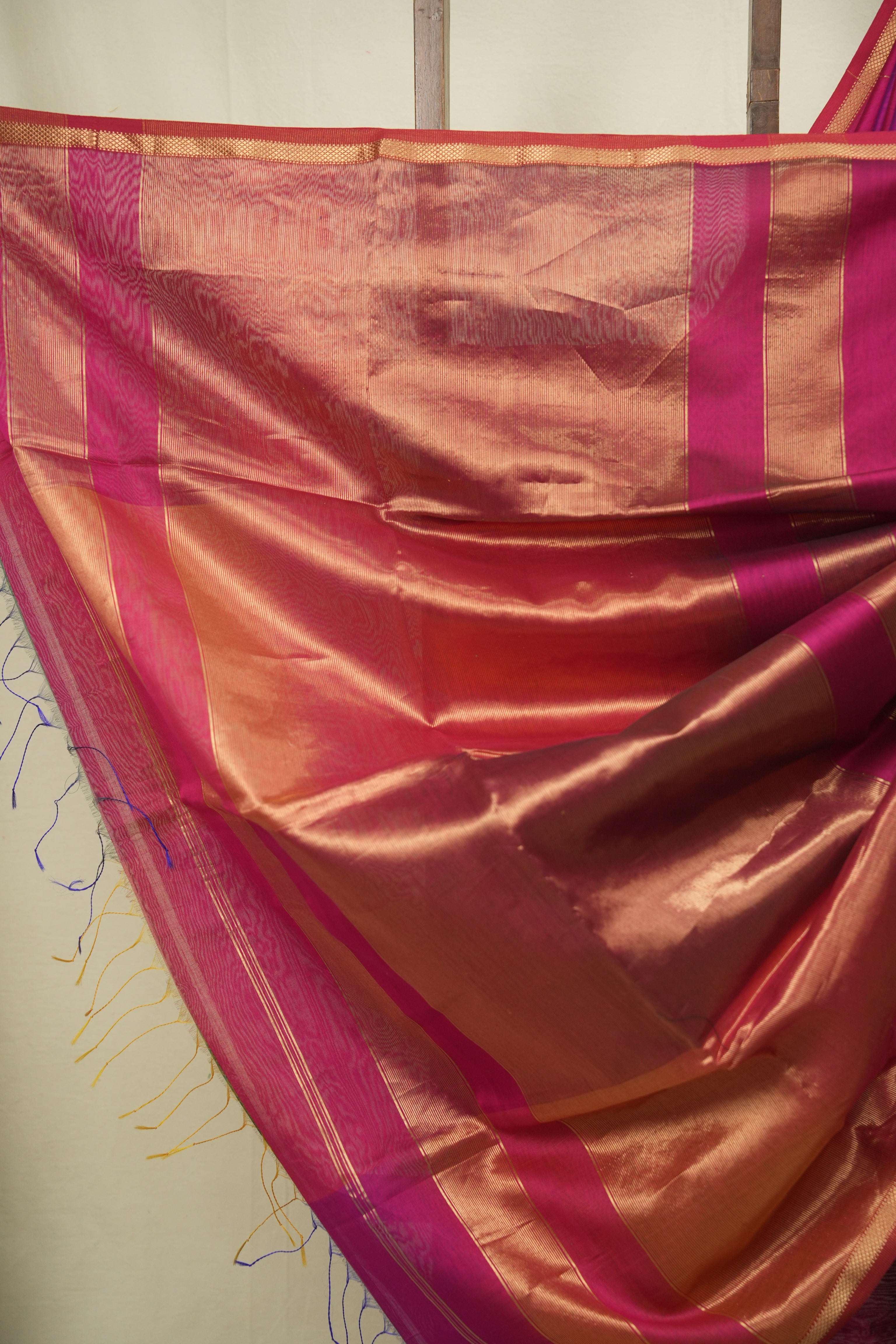 Pink-Purple Maheshwari Saree - SRPPMS1309