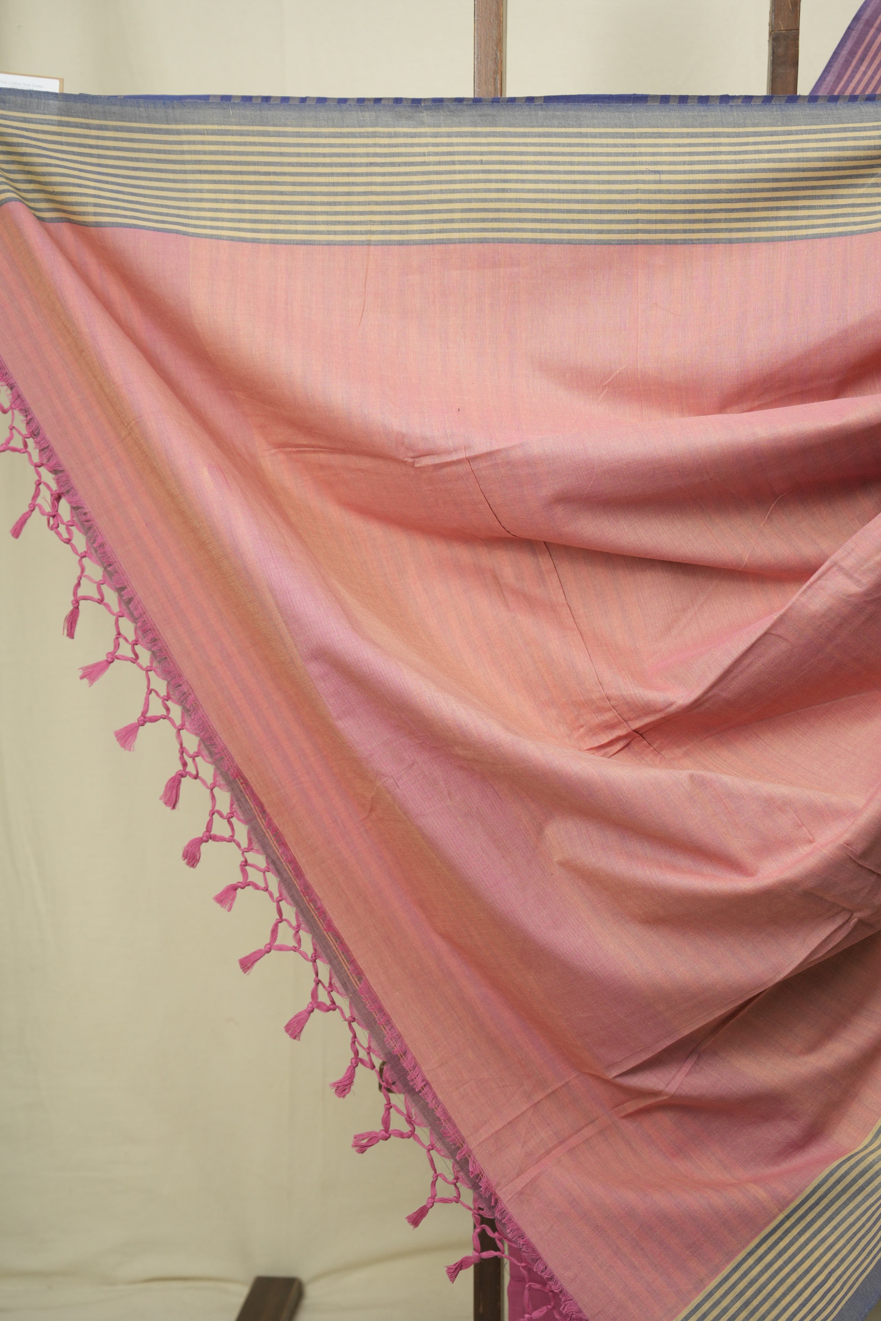 Pink Cotton Ilkal Saree - SRPCIS1056