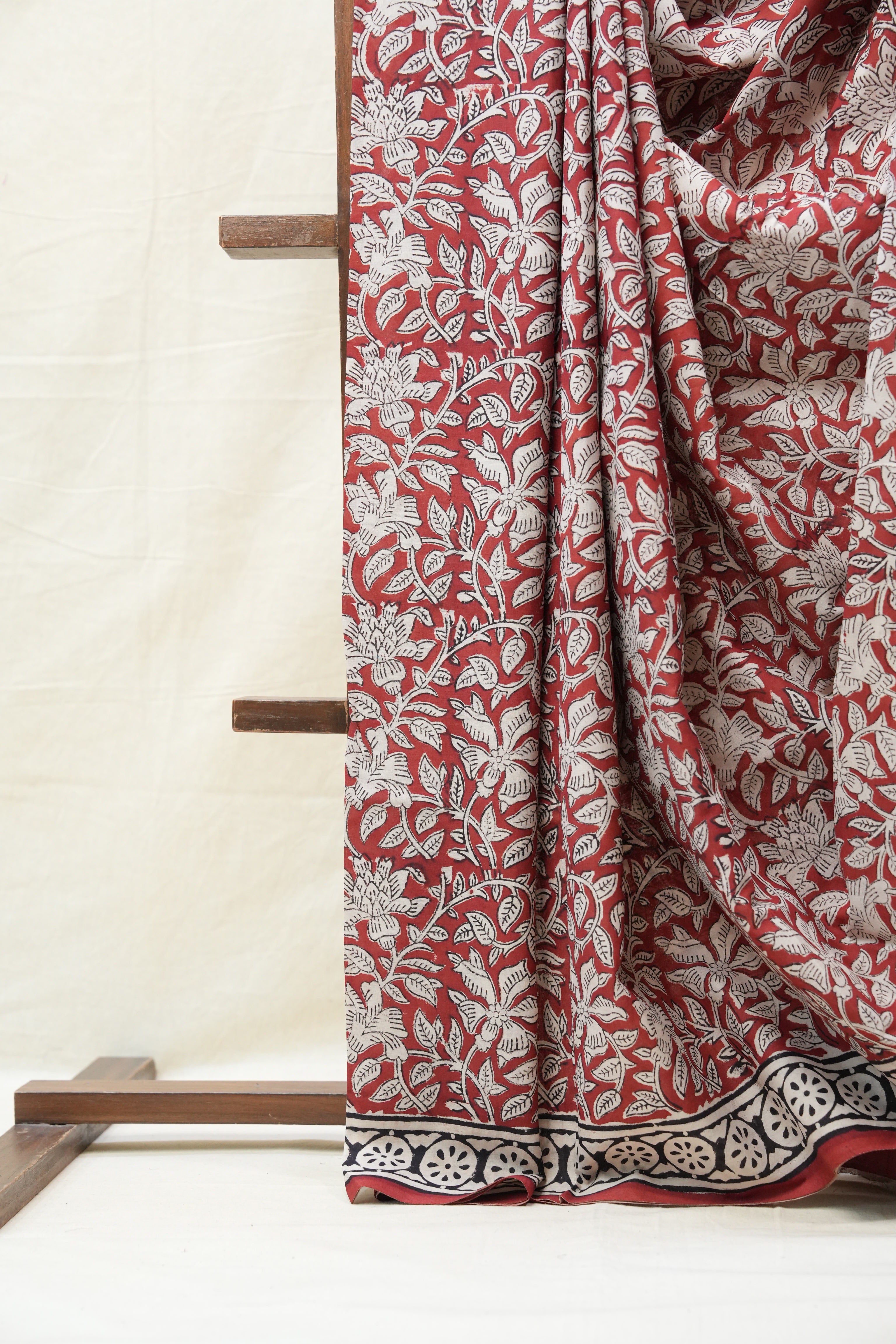 Maroon HBP Cotton Saree - SRMCS2664