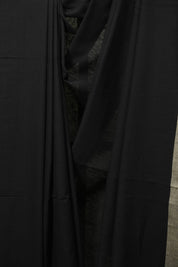 Black Bengal Cotton Saree - SRBBCS197