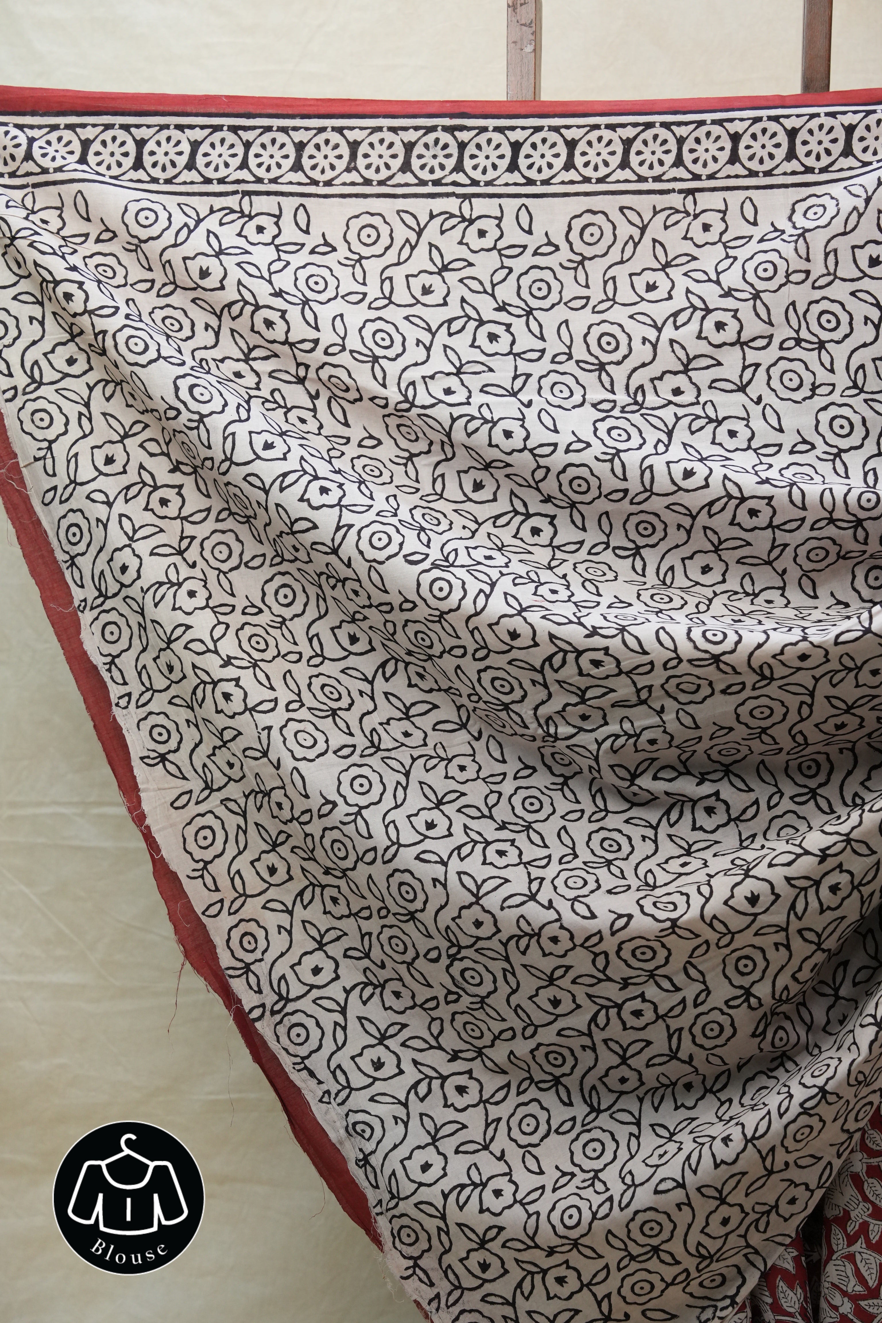 Maroon HBP Cotton Saree - SRMCS2664