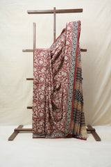 Maroon HBP Cotton Saree - SRMCS2662