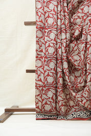 Maroon HBP Cotton Saree - SRMCS2662