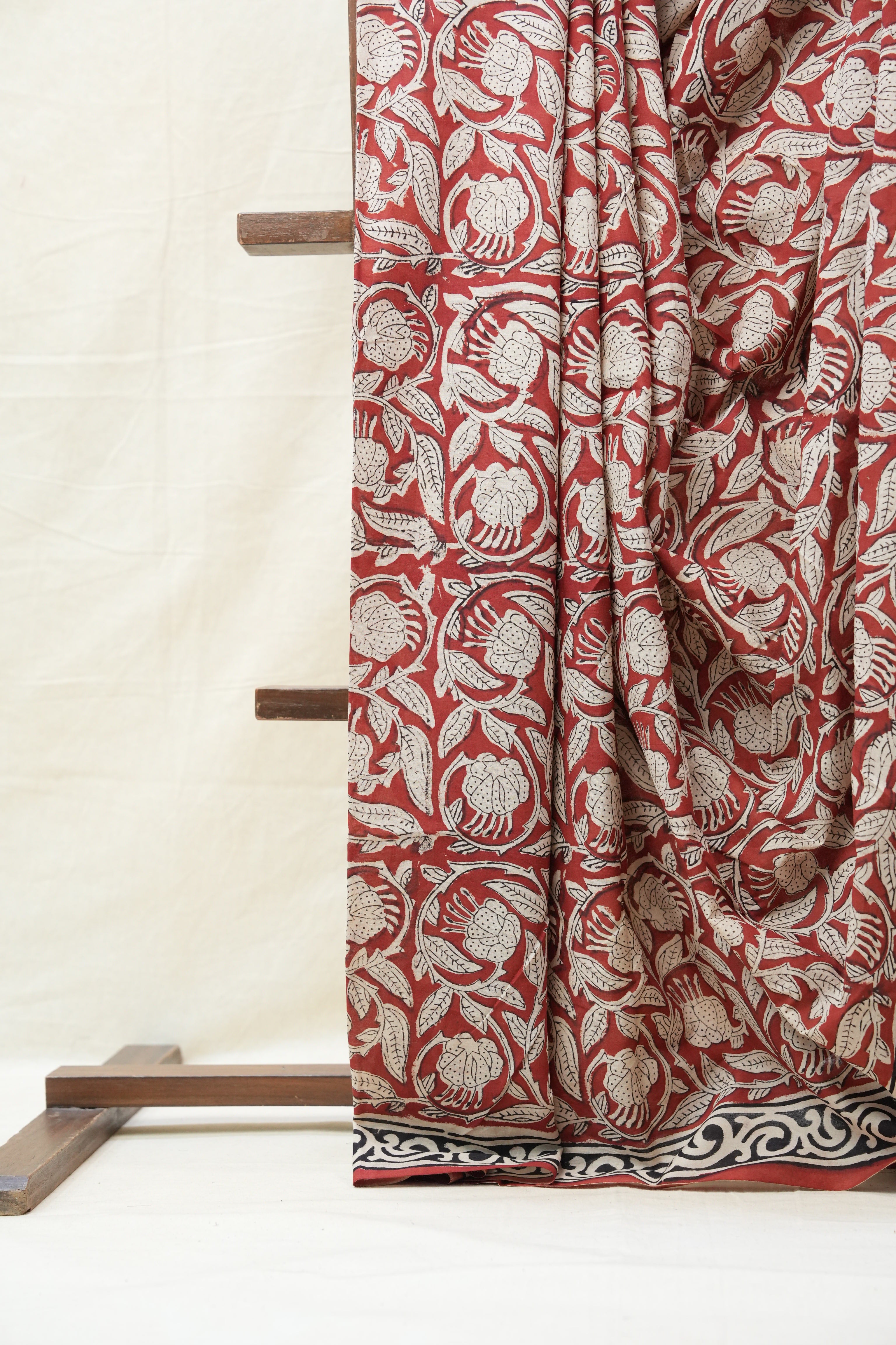 Maroon HBP Cotton Saree - SRMCS2662