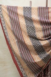 Maroon HBP Cotton Saree - SRMCS2662