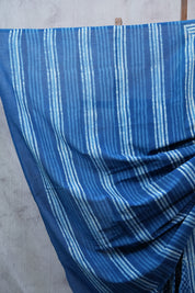 Indigo HBP Cotton Saree - SRICS2288